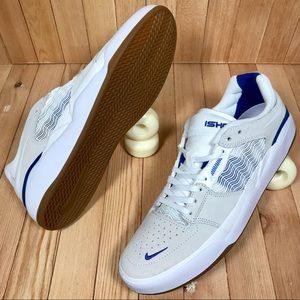 Nike SB Ishod Wair Summit White Blue Skate Shoes
